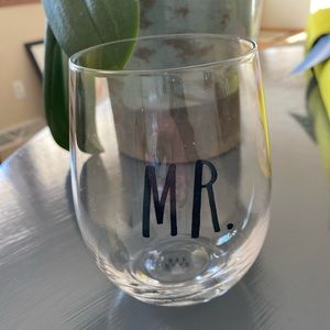 Rae Dunn Mr. Wine Glass